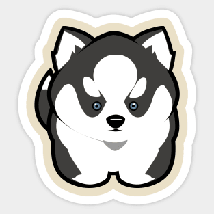 Husky Bandit Sticker